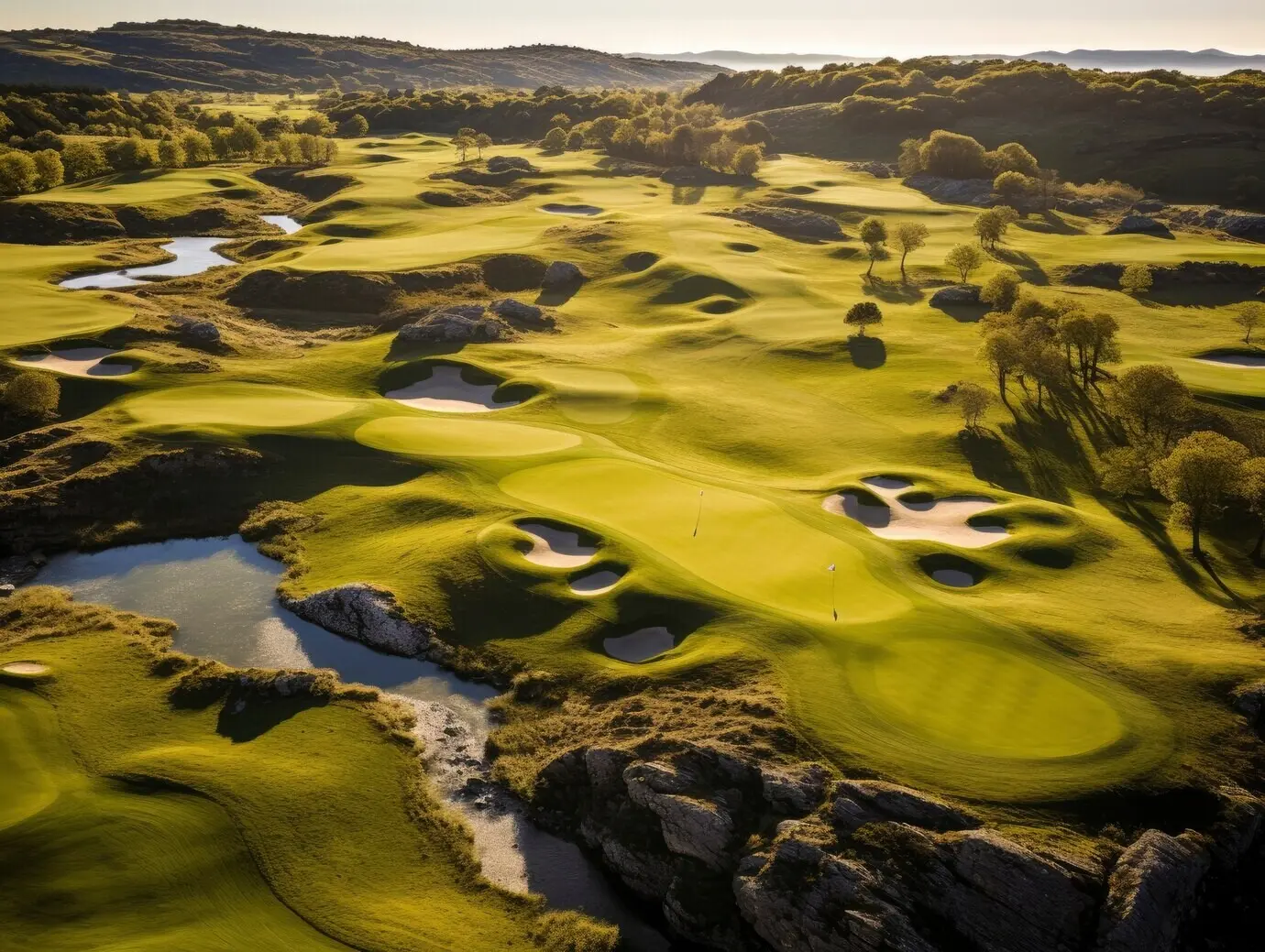 A beautiful green-and-gold field
